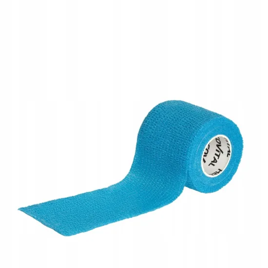 Recovital Bandaż kohezyjny 5cm niebieski