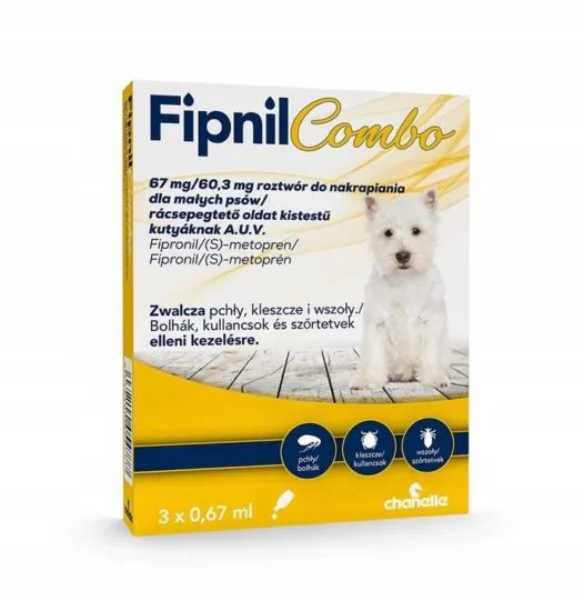 APTUS Fipnil Combo S Pies 2-10 kg 3 pipety