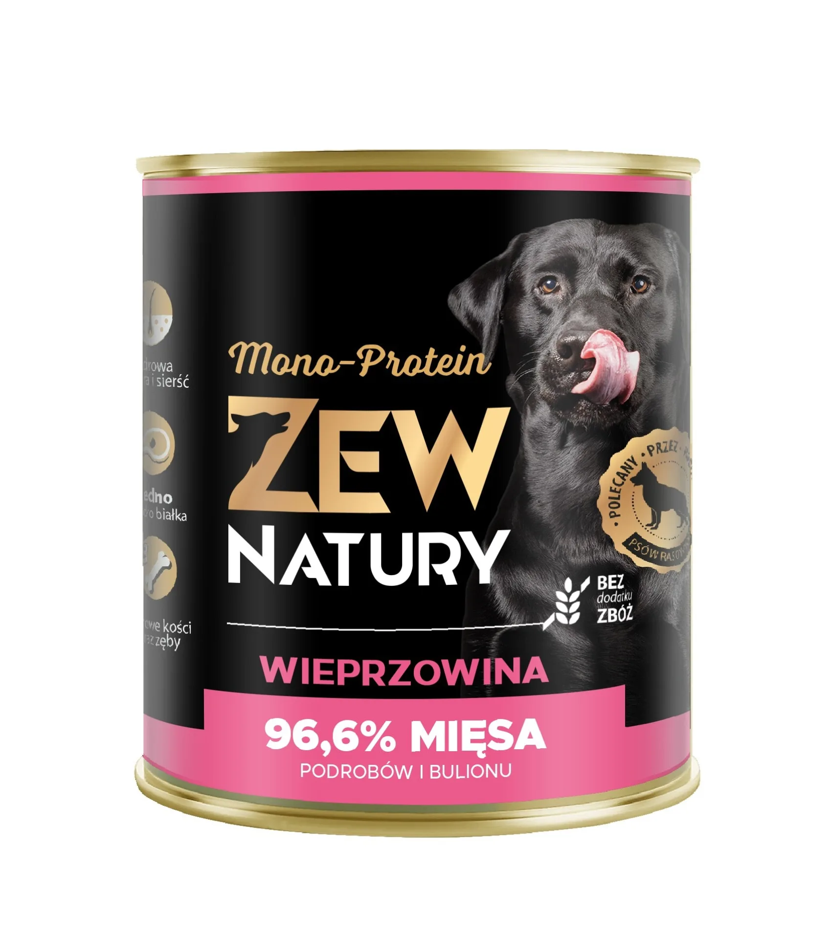 ZEW NATURY Mono Protein Wieprzowina 800g karma mokra dla psów dorosłych