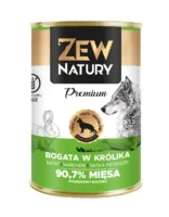 ZEW NATURY Premium Karma mokra bogata w królika 400g dla psów dorosłych