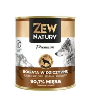 ZEW NATURY Premium Karma mokra bogata w dziczyznę 800g dla psów dorosłych
