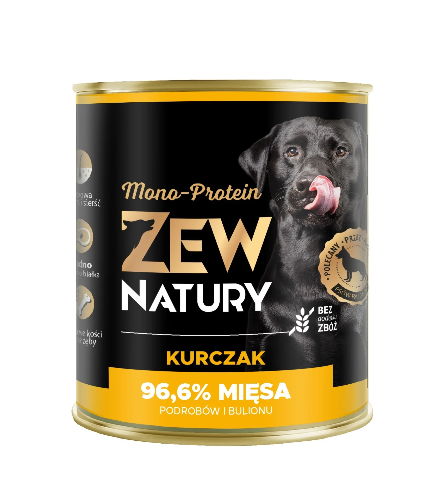 ZEW NATURY Mono Protein Kurczak 800g karma mokra dla psów dorosłych