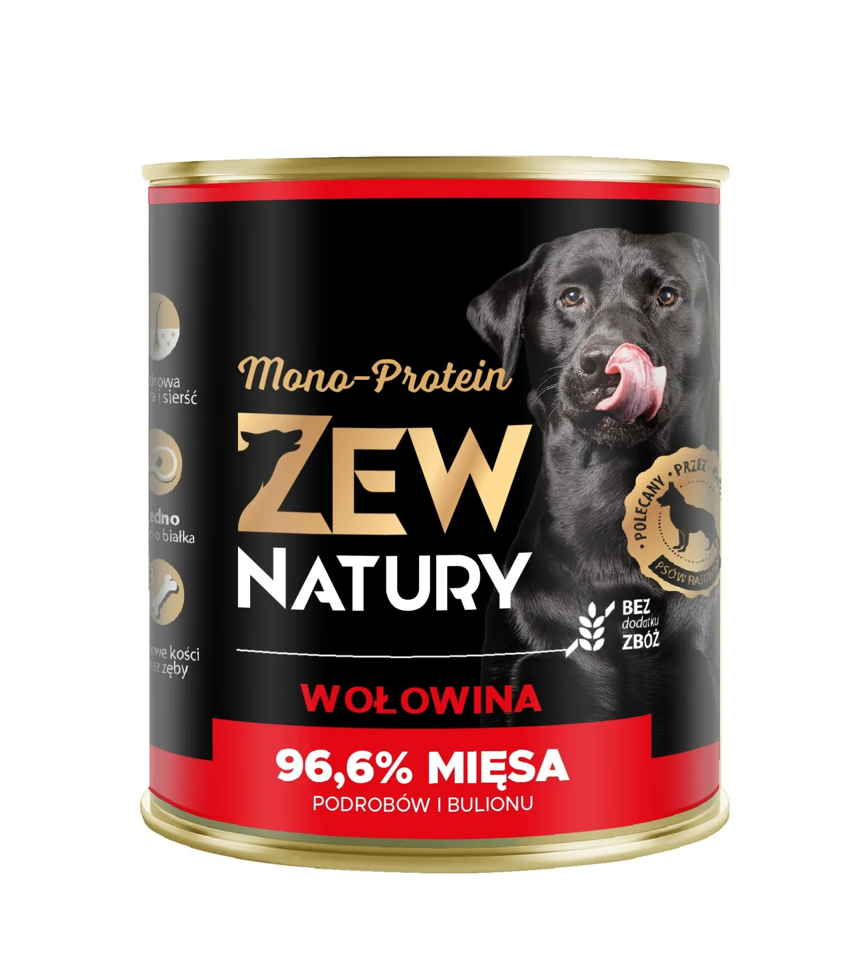ZEW NATURY Mono Protein Wołowina 800g karma mokra dla psów dorosłych