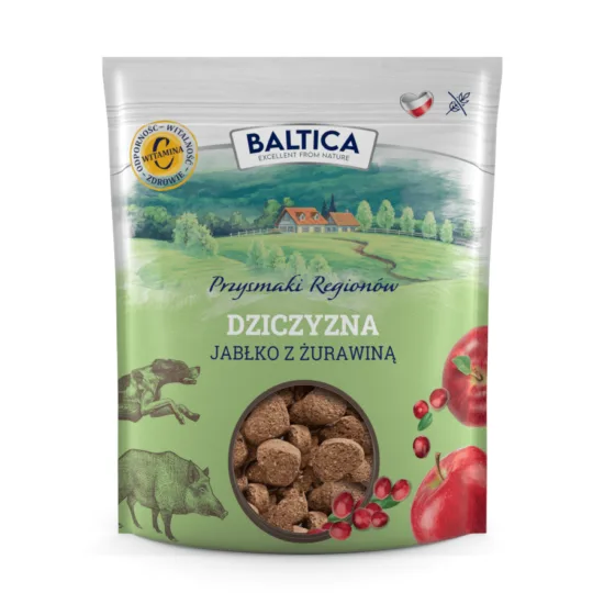 BALTICA Przysmaki regionów Dziczyzna z jabłkiem 600g