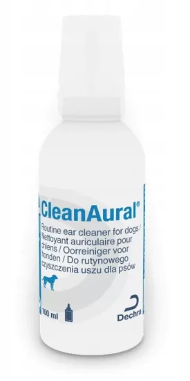 DECHRA Clean Aural Dog 100ml płyn do rutynowej pielęgnacji uszu dla psów