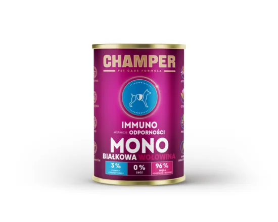 CHAMPER Immuno Monobiałkowa Wołowina