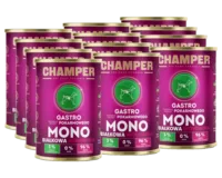 CHAMPER Gastro Monobiałkowa Wołowina 12x400g karma mokra dla psów dorosłych