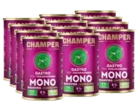 CHAMPER Gastro Monobiałkowa Jagnięcina 12x400g karma mokra dla psów dorosłych