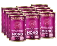 CHAMPER Bones&Joints Monobiałkowa Łosoś 12x400g karma mokra dla psów dorosłych