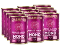 CHAMPER Bones&Joints Monobiałkowa Łosoś 12x400g karma mokra dla psów dorosłych
