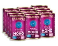 CHAMPER Immuno Monobiałkowa Łosoś 12x400g karma mokra dla psów dorosłych