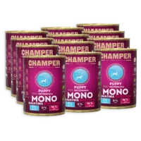 CHAMPER Puppy Monobiałkowa Wołowina 12x400g karma mokra dla szczeniąt