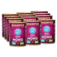 CHAMPER Puppy Monobiałkowa Jagnięcina 12x400g karma mokra dla szczeniąt