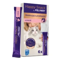 FELIWAY Happy Snack 6x15g Łosoś kremowa przekąska dla kotów na stres