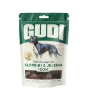 GUDI Klopsiki Jeleń 100g naturalne przysmaki dla psa
