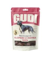 GUDI Klopsiki Indyk 100g naturalne przysmaki dla psa