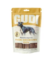 GUDI Paski mięsne Kurczak 100g naturalne przysmaki dla psa