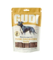 GUDI Paski mięsne Kurczak 500g naturalne przysmaki dla psa