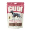 GUDI Paski mięsne Indyk 100g naturalne przysmaki dla psa