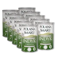 POLANA SMAKU Indyk z Batatem 10x400g karma mokra monoproteinowa dla psów dorosłych