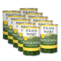 POLANA SMAKU Wieprzowina z Burakiem 10x400g karma mokra monoproteinowa dla szczeniąt