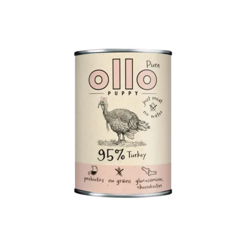 Ollo Pure Puppy Indyk 400g Junior monobiałkowa dla psów z alergią pokarmową