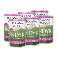 POLANA SMAKU Indyk z Borówkami 6x400g karma mokra monoproteinowa dla szczeniąt