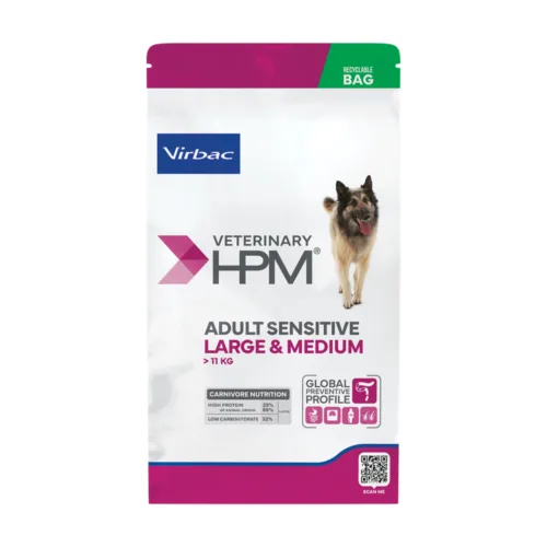 VIRBAC Adult Sensitive Large & Medium Dog 3kg karma sucha dla dorosłych psów z tendencja do nadwrażliwości przewodu pokarmowego i występowania problemów z trawieniem