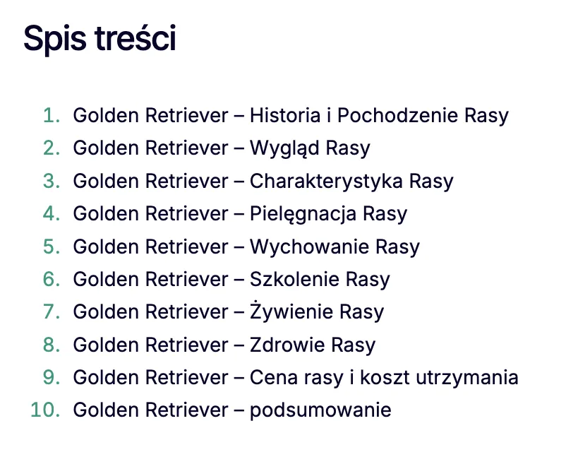 sekcje ras psów