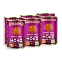CHAMPER Coat&Skin Monobiałkowa Jagnięcina 6x400g karma mokra dla psów dorosłych