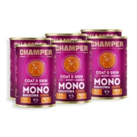 CHAMPER Coat&Skin Monobiałkowa Indyk 6x400g karma mokra dla psów dorosłych