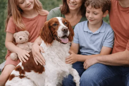 Seter irlandzki czerwono-biały – wygląd rasy
