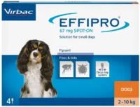 VIRBAC effipro S pies 0,67ml spot-on 2 - 10 kg 4 pipety