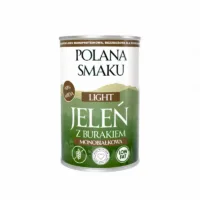 POLANA SMAKU LIGHT Jeleń z burakiem 400g karma mokra monoproteinowa dla psów dorosłych