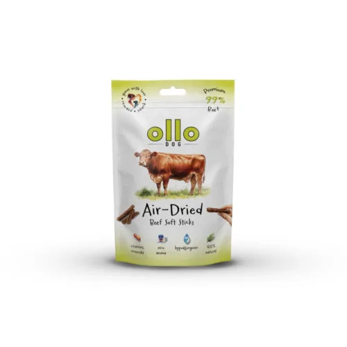 Ollo Air Dried Beef Soft Sticks 80 g