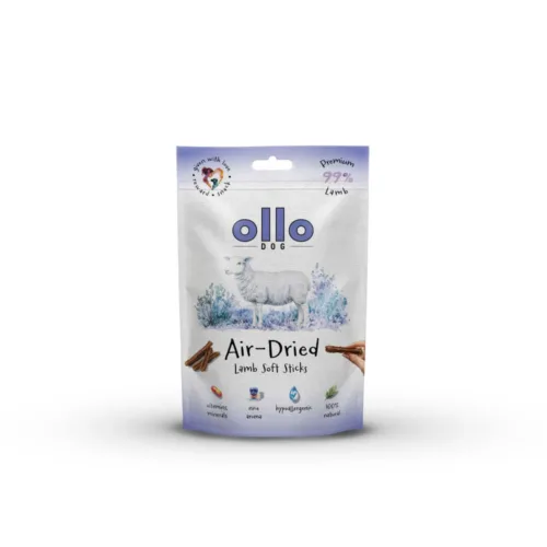 Ollo Air Dried Lamb Soft Sticks 80 g