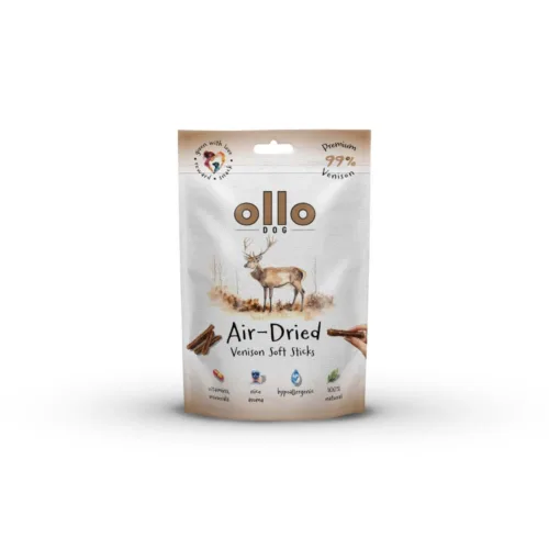 Ollo Air Dried Venison Soft Sticks 80 g