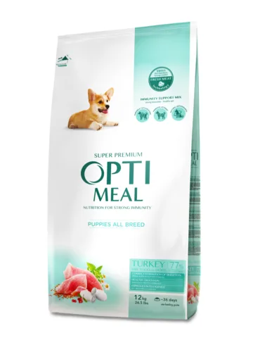 OptiMeal Premium Indyk 12 kg sucha karma dla szczeniąt