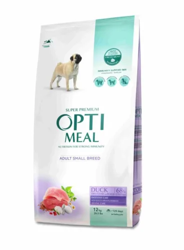 OptiMeal Premium Kaczka S 12kg sucha karma dla psów małych ras