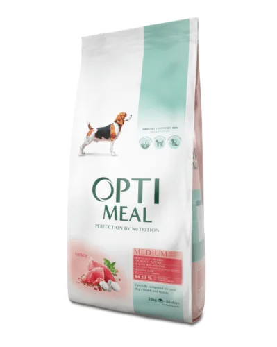 OptiMeal Premium Indyk 20kg sucha karma dla szczeniąt