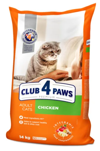 Club4Paws Premium Kurczak 14kg sucha karma dla kotów dorosłych