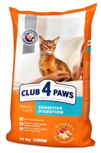 Club4Paws Premium Sensitive digestion Kurczak 14kg sucha karma dla kotów dorosłych