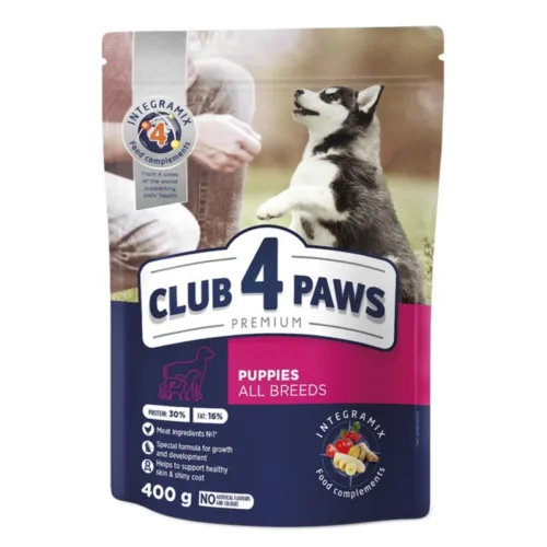 Club4Paws Premium Kurczak 400g sucha karma dla szczeniąt