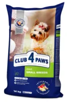 Club4Paws Premium Kurczak i ry偶 S 14kg sucha karma dla ps贸w doros艂ych ma艂ych ras