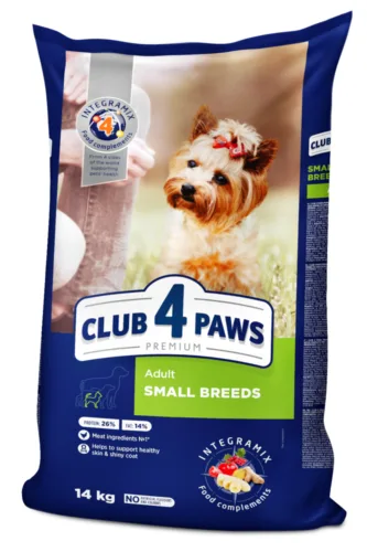 Club4Paws Premium Kurczak i ryż S 14kg sucha karma dla psów dorosłych małych ras
