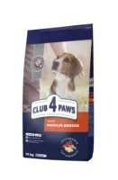 Club4Paws Premium Kurczak i ry偶 M 14kg sucha karma dla ps贸w 艣rednich ras