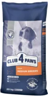Club4Paws Premium Kurczak i ry偶 M 20kg sucha karma dla ps贸w 艣rednich ras