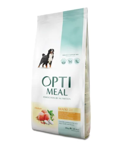 OptiMeal Premium Kurczak L 20kg sucha karma dla psów dużych ras