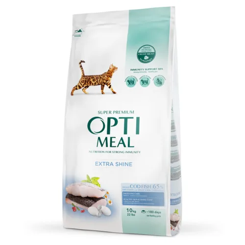 OptiMeal Premium Dorsz 10kg sucha karma dla kotów dorosłych