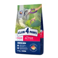 Club4Paws Premium Active M 5kg sucha karma dla aktywnych ps贸w 艣rednich ras